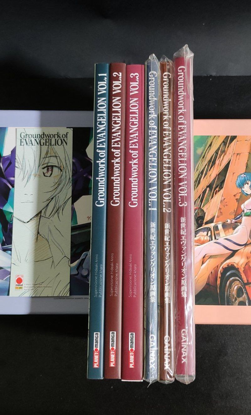 Groundwork of Evangelion Planet Manga comparazione Groundwork of Evangelion Planet Manga comparazione